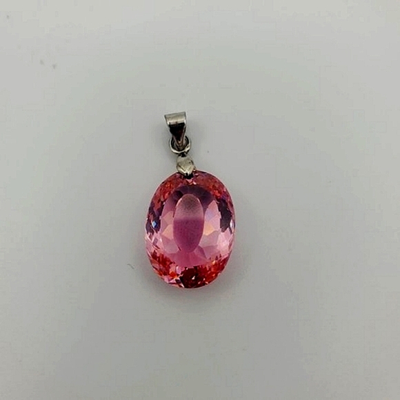 Amethyst or Ametrine 18k gp Pendant - Picture 1 of 6